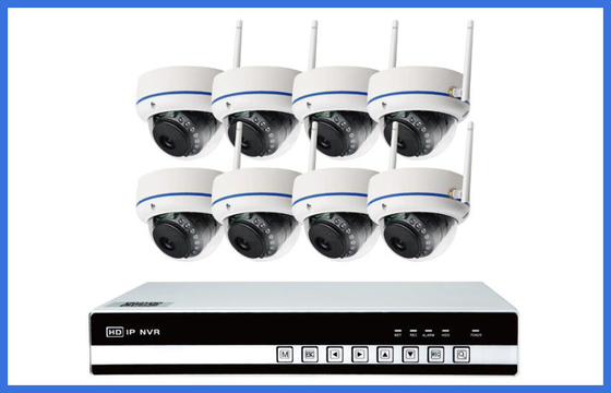Innenhauben-drahtlose IP-Überwachungskamera-Ausrüstungen 8PCS für Haus/Speicher Onvif