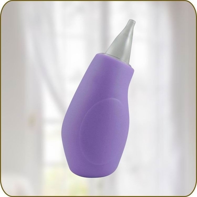Staub saugen Sie Baby-nasales Saugapparat weißes/purpurrotes Medizinisch-Grad PVC